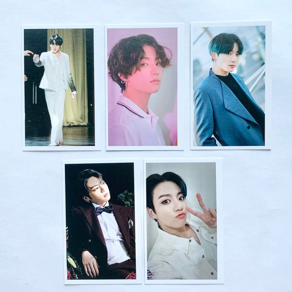 Jungkook BTS Bangtan Boys Photocards Lot of 5